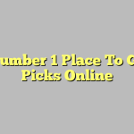 The Number 1 Place To Get Nfl Picks Online